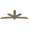 Ekena Millwork Alberta Rough Sawn Timber Gable Bracket, Douglas Fir, 84"W x 35"H x 2"D x 6"F, 10/12 Pitch GBW084X35X0206ALB00RDF - alternate 3